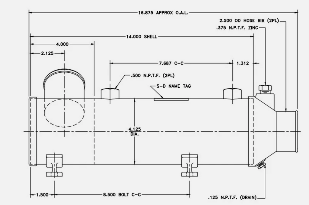 10176-3-7 MAN FUEL COOLER | LE10176-3-7 MAN FUEL COOLER