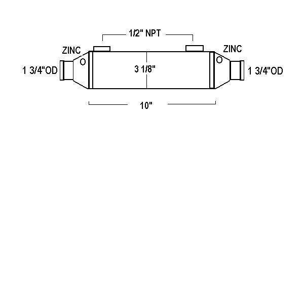 113-1113 CATERPILLAR TRANSMISSION COOLER | CAT LE: 113-1113