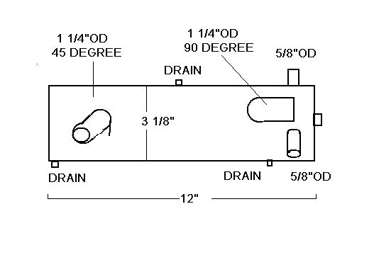 14156CN WESTERBEKE HEAT EXCHANGER | LE: 14156 CN HEAT EXCHANGER
