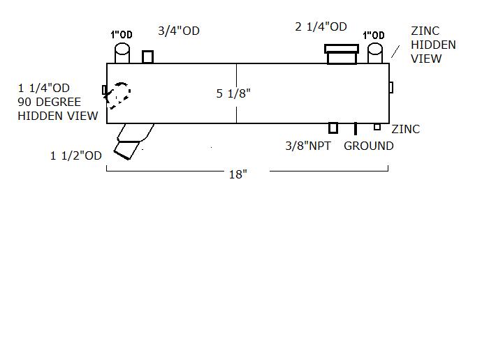 RA147048 CRUSADER HEAT EXCHANGER | LE: RA147048 PLEASURECRAFT