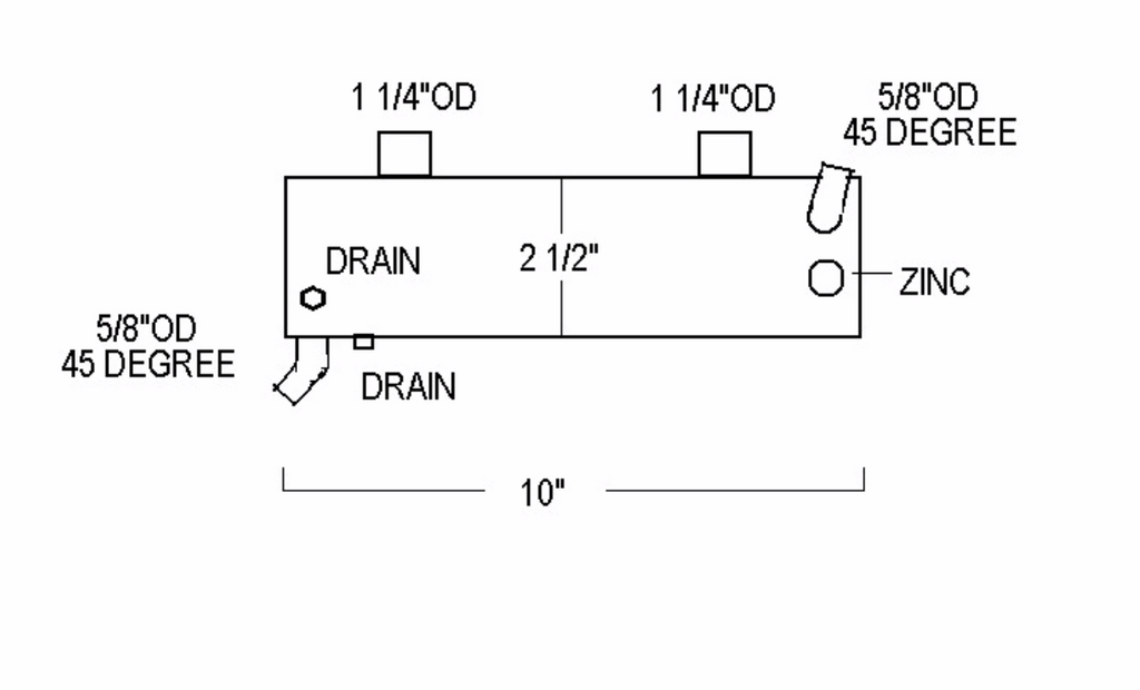229058 KOHLER HEAT EXCHANGER | LE: 229058 REPLACEMENT HEAT EXCHANGER