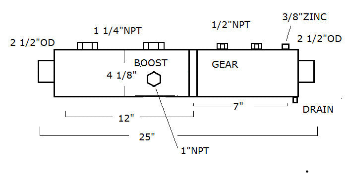 23506059 TANDEM BOOST / GEAR COOLER | LE: 2356059 - Lenco Coolers