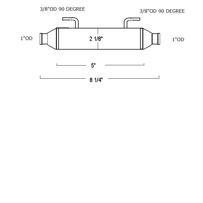 913802 OMC POWER STEERING COOLER | LE: 913802