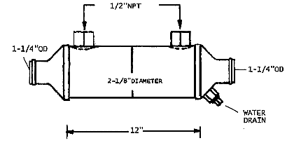 3915159 CUMMINS TRANSMISSION COOLER | LE: 3915159 CUPRO NICKEL