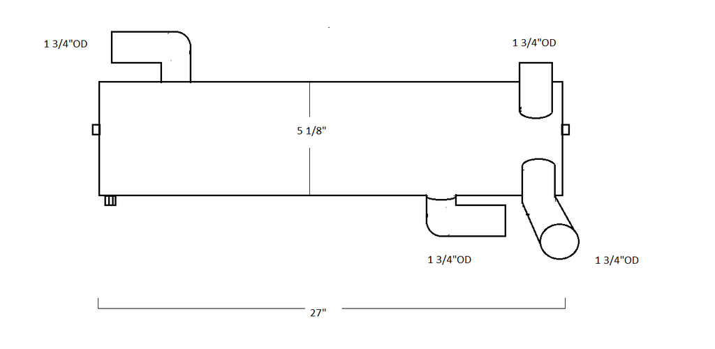 4302654 CUMMINS HEAT EXCHANGER | LE: 4302654CN | CUPRO NICKEL HEAT EXCHANGER