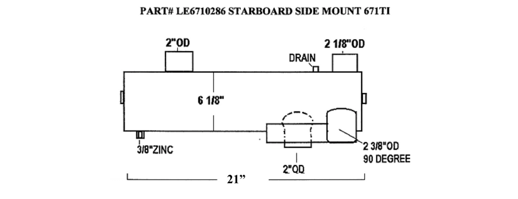6710286 COVINGTON HEAT EXCHANGER | LE: 6710286
