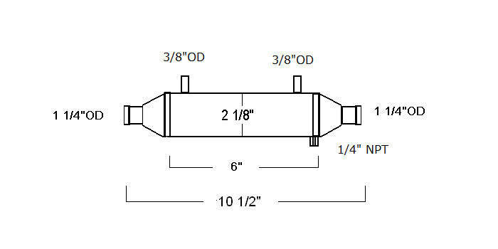 858541 Volvo Penta Power Steering Cooler - Lenco Coolers