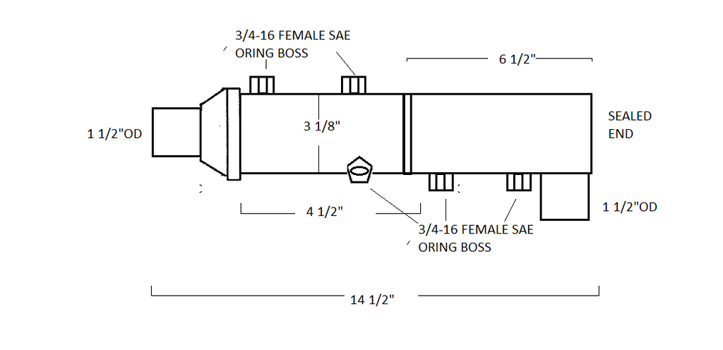 8M0046594 MERCRUISER ZEUS TANDEM COOLER | LE8M0046594