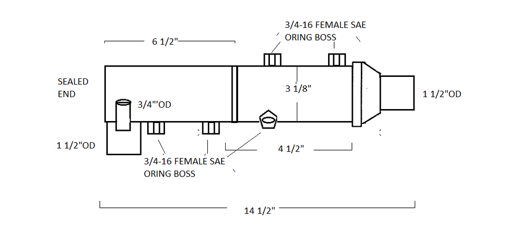 879150A79 MERCRUISER ZEUS TANDEM COOLER | LE879150A79