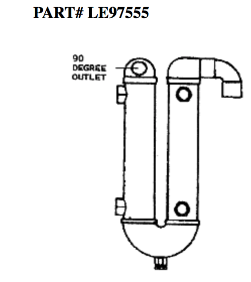 97555 CRUSADER U COOLER | LE: 97555 | TRANSMISSION OIL COOLER