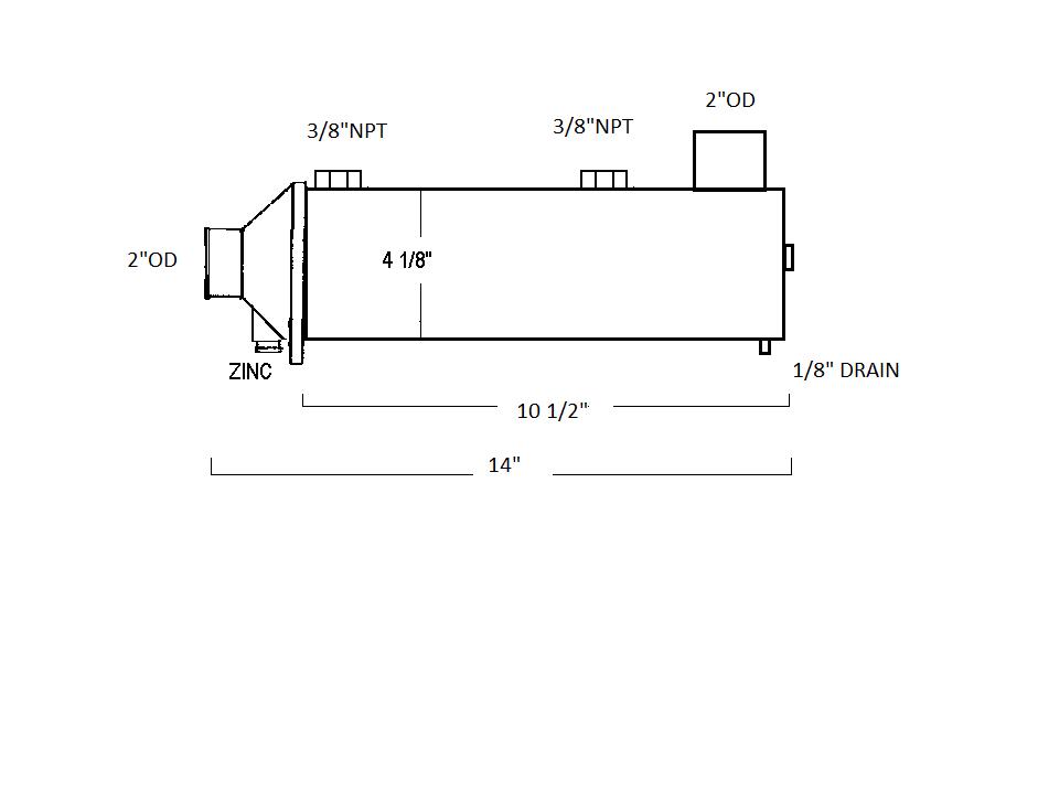 9844-1-7 DETROIT DIESEL FUEL COOLER| LE: 9844-1-7