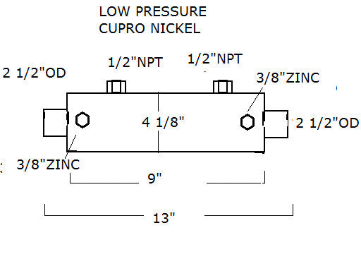 134-3741 CATERPILLAR FUEL COOLER | CAT LE: 134-3741 | CUPRO NICKEL COOLER - Lenco Coolers