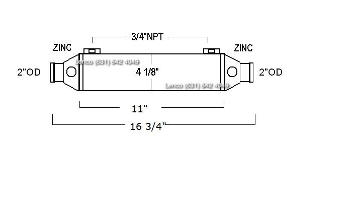 246-2389 Caterpillar Transmission Cooler | CAT LE: 246-2389 Caterpillar Gear Cooler - Lenco Coolers