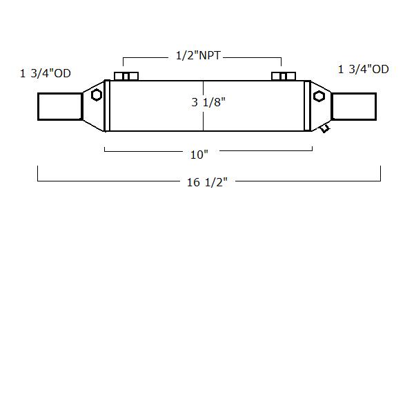 CAT HP 3X10 Transmission Cooler