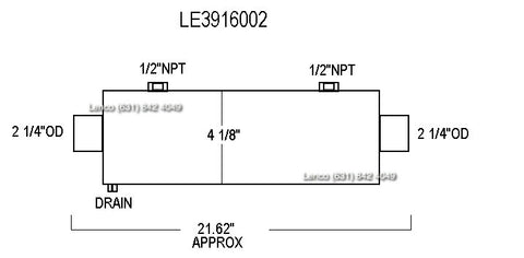 3916002 CUMMINS TRANSMISSION COOLER | LE: 3916002 | COPPER - Lenco Coolers