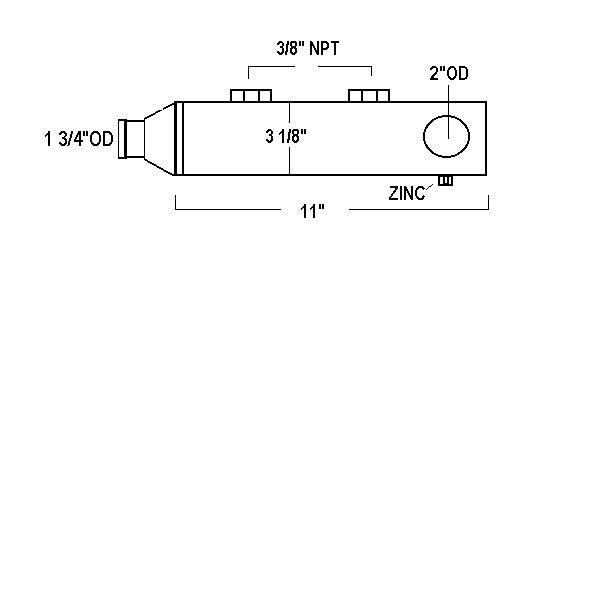 11318-1-7 CATERPILLAR FUEL COOLER | CAT LE: 11318-1-7 | CAT 3116 FUEL COOLER - Lenco Coolers