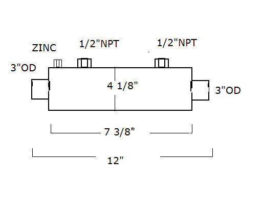 164-0449 CATERPILLAR FUEL COOLER | CAT LE: 164-0449 | CUPRO NICKEL COOLER - Lenco Coolers