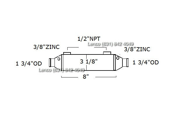 9Y-3025 | CAT GEAR COOLER | CAT LE: 9Y-3025 Caterpillar Transmission Cooler - Lenco Coolers