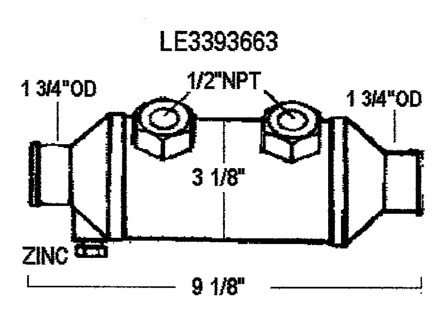 3393663 CUMMINS TRANSMISSION COOLER | LE: 3393663 CN | CUPRO NICKEL GEAR COOLER - Lenco Coolers