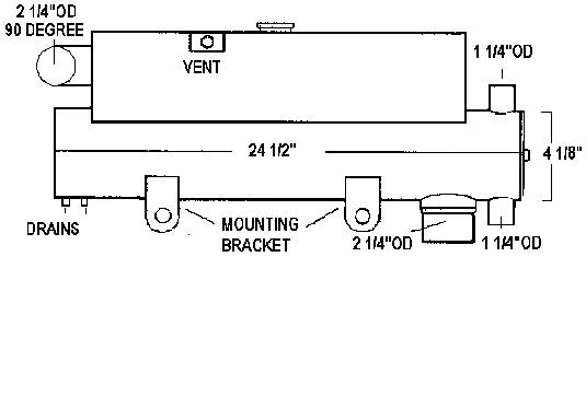 DETROIT DIESEL LE: 8923146 COPPER HEAT EXCHANGER - Lenco Coolers