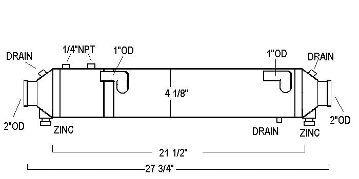 DETROIT DIESEL LE: 23508424 TANDEM COOLER - Lenco Coolers