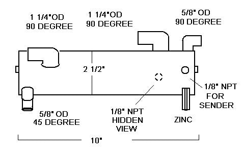GM37676 KOHLER HEAT EXCHANGER | LE: GM37676 REPLACEMENT HEAT EXCHANGER