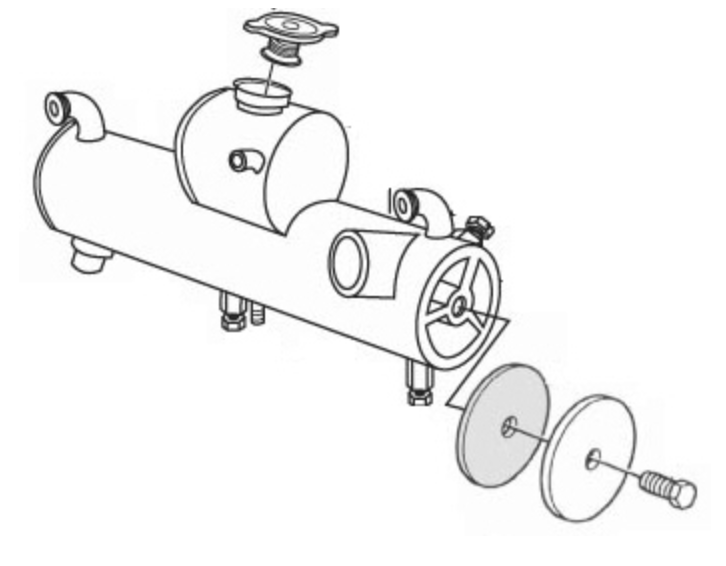 RA147039 CRUSADER HEAT EXCHANGER | LE: RA147039 PLEASURECRAFT - Lenco Coolers