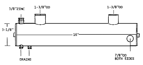 WESTERBEKE LE: 24774 HEAT EXCHANGER - Lenco Coolers