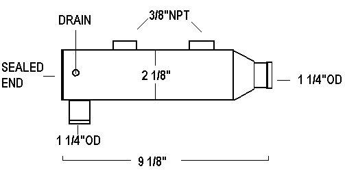 22032 WESTERBEKE OIL COOLER | LE: 22032 - Lenco Coolers