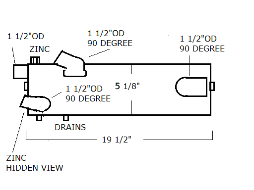 119773-44010 YANMAR HEAT EXCHANGER | LE: 119773-44010 - Lenco Coolers