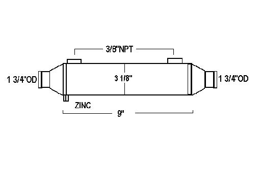 YM3917 Yanmar Gear Cooler