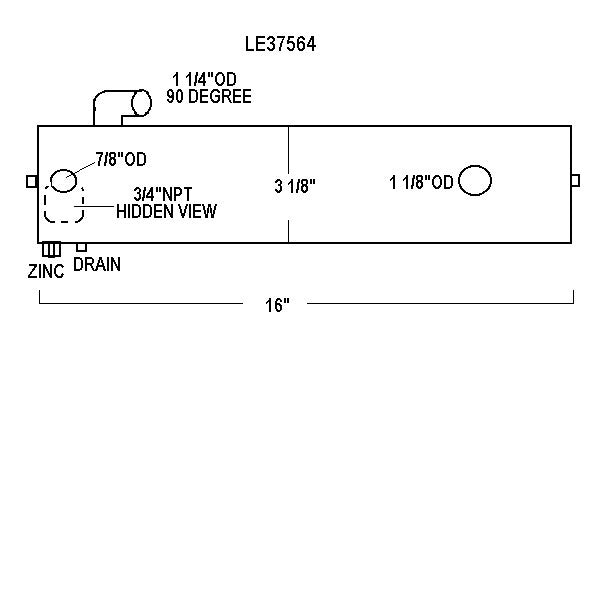 WESTERBEKE LE: 37564 HEAT EXCHANGER - Lenco Coolers