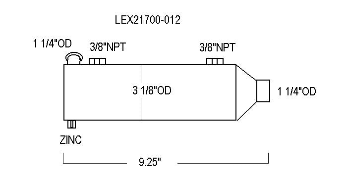 21700-012 Isuzu Heat Exchanger | X21700-012 - Lenco Coolers
