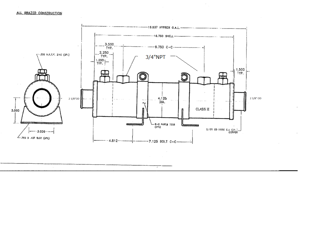 3827201 VOLVO GEAR COOLER  | LE: 3827201 - Lenco Coolers