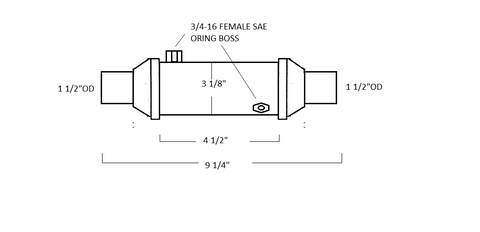 897345T95 MERCRUISER ZEUS OIL COOLER | LE897345T95