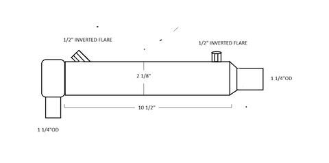 8M2021681 MERCRUISER OIL COOLER | LE: 8M2021681