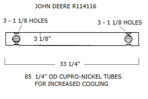 RE504480 JOHN DEERE HEAT EXCHANGER - Lenco Coolers - 1