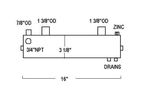 WESTERBEKE LE: 45528 HEAT EXCHANGER - Lenco Coolers