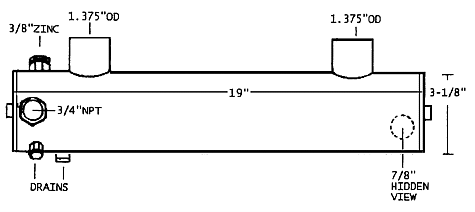 WESTERBEKE LE: 36905 HEAT EXCHANGER - Lenco Coolers